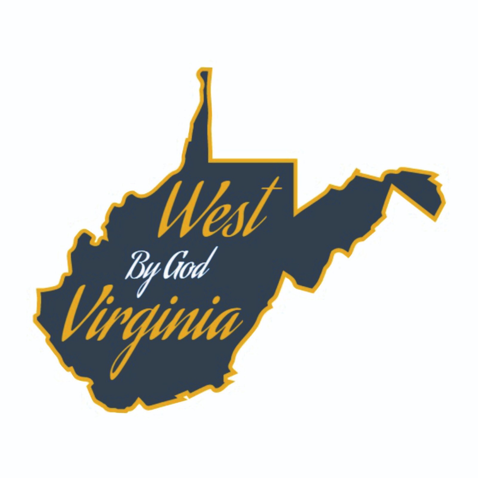 West By God Virginia Sticker Decal