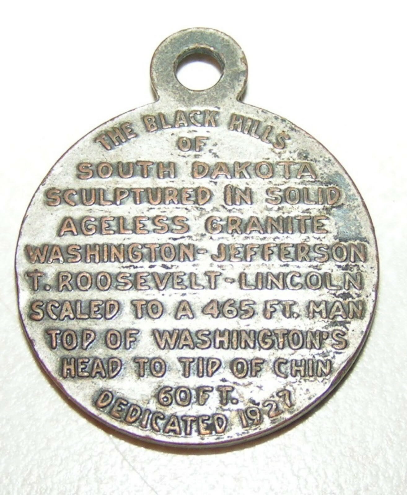 Vintage Mount Rushmore National Memorial Fob