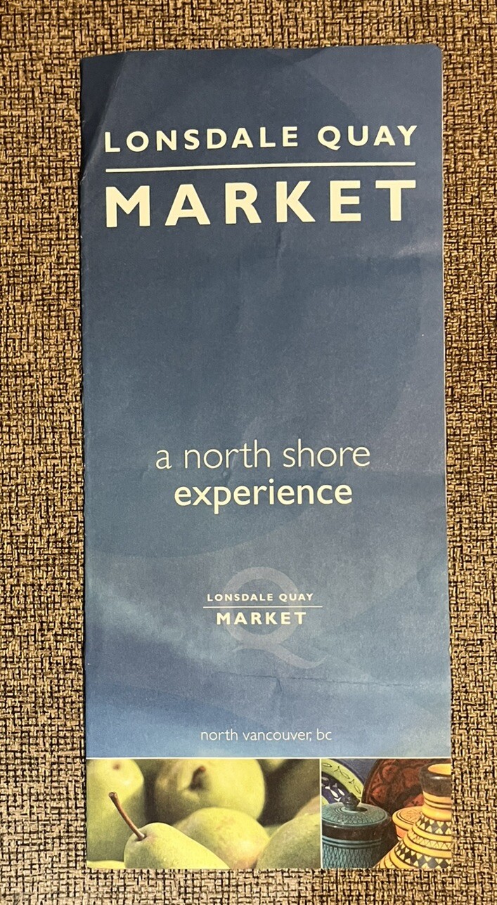 LONSDALE QUAY MARKET BROCHURE – NORTH VANCOUVER CANADA 2014