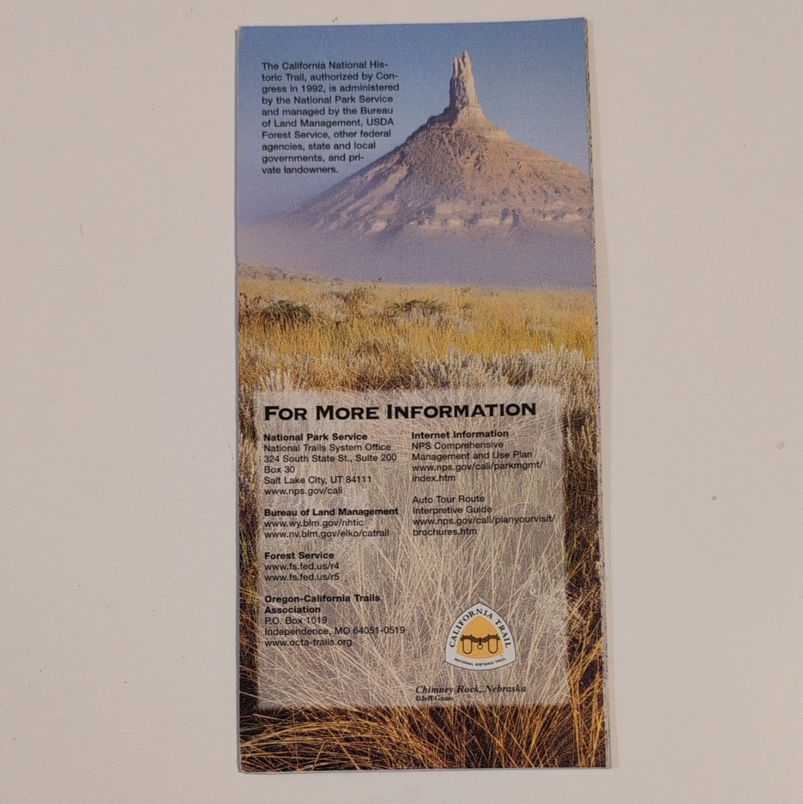 California Trail National Park Service NPS Unigrid GPO 2006 Reprint 2006
