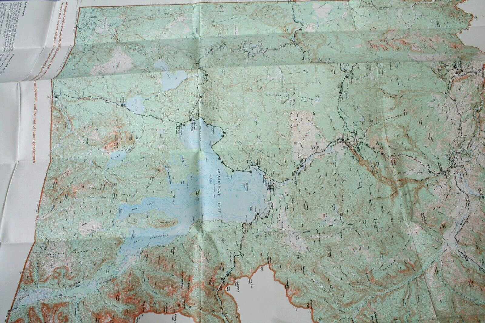 1983 Yellowstone National Park Wyoming Trails Illustrated Topo Maps 201