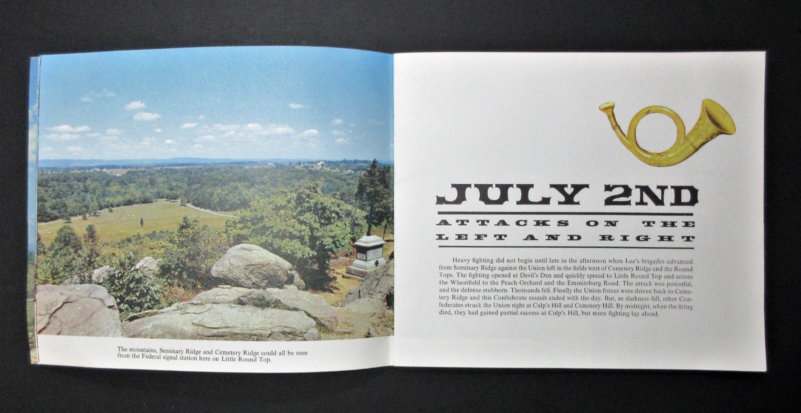 1963 Gettysburg – High Water Mark of the Confederacy Brochure on Battle Details