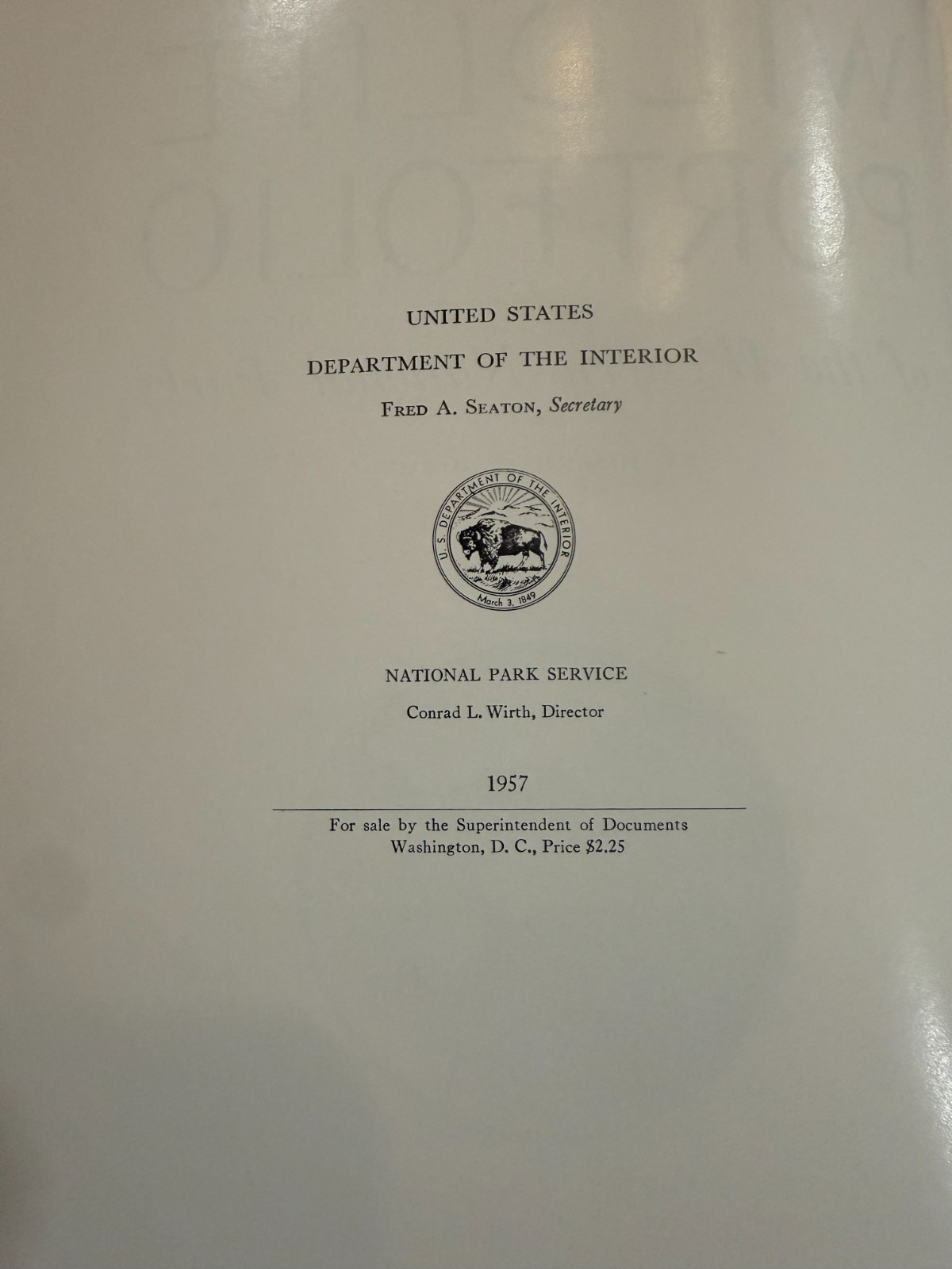 1957 Wildlife Portfolio of Western National Parks by Joseph Dixon | Animal Photo