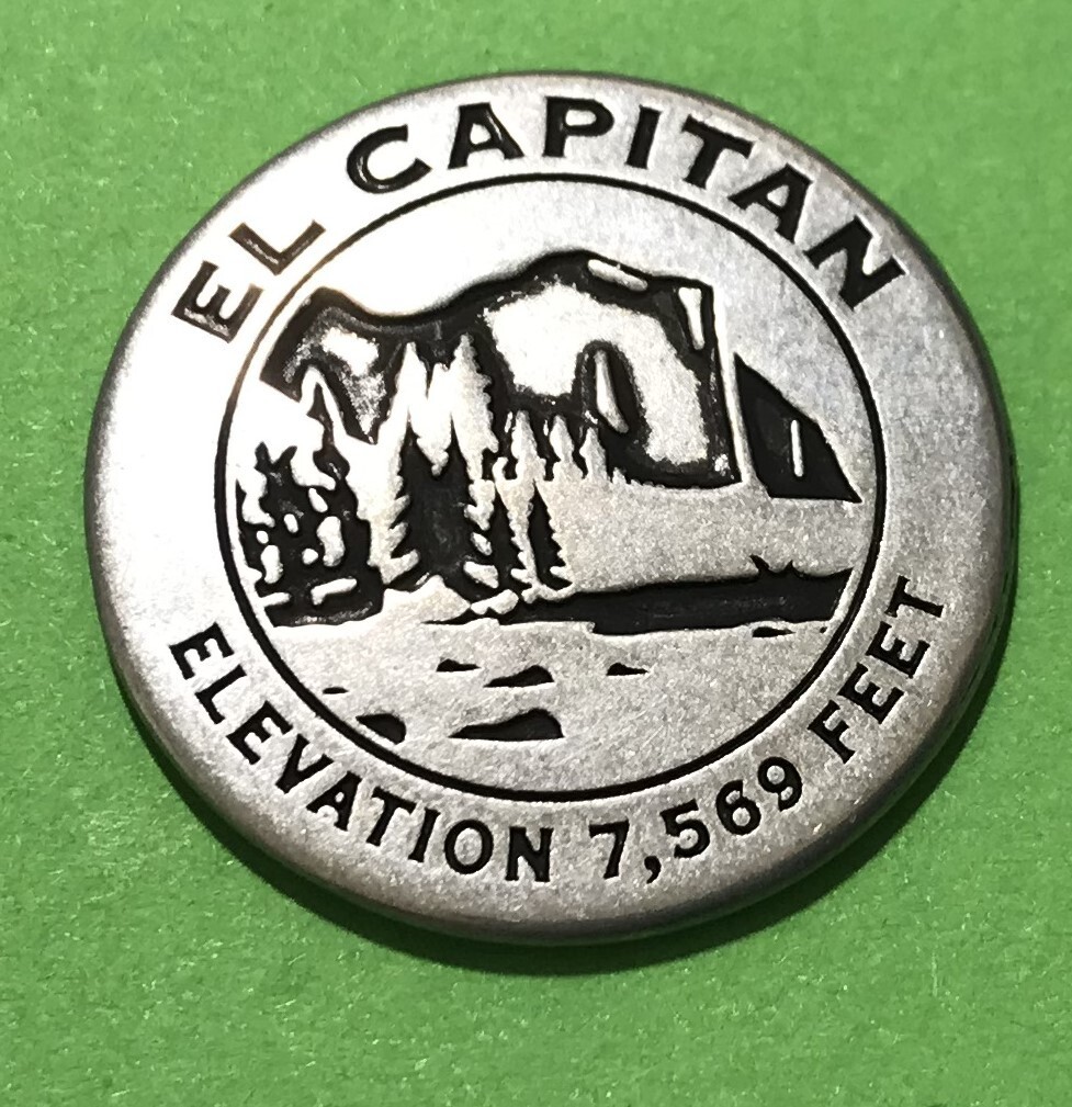 “New Listing!” Vintage Yosemite El Capitan Round Token