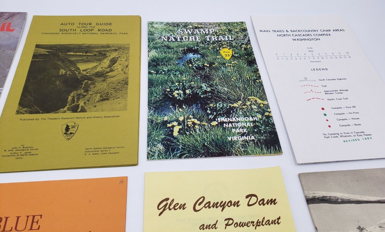 National Park Service Department of Interior Pamphlet Brochure Map Lot 11 Count