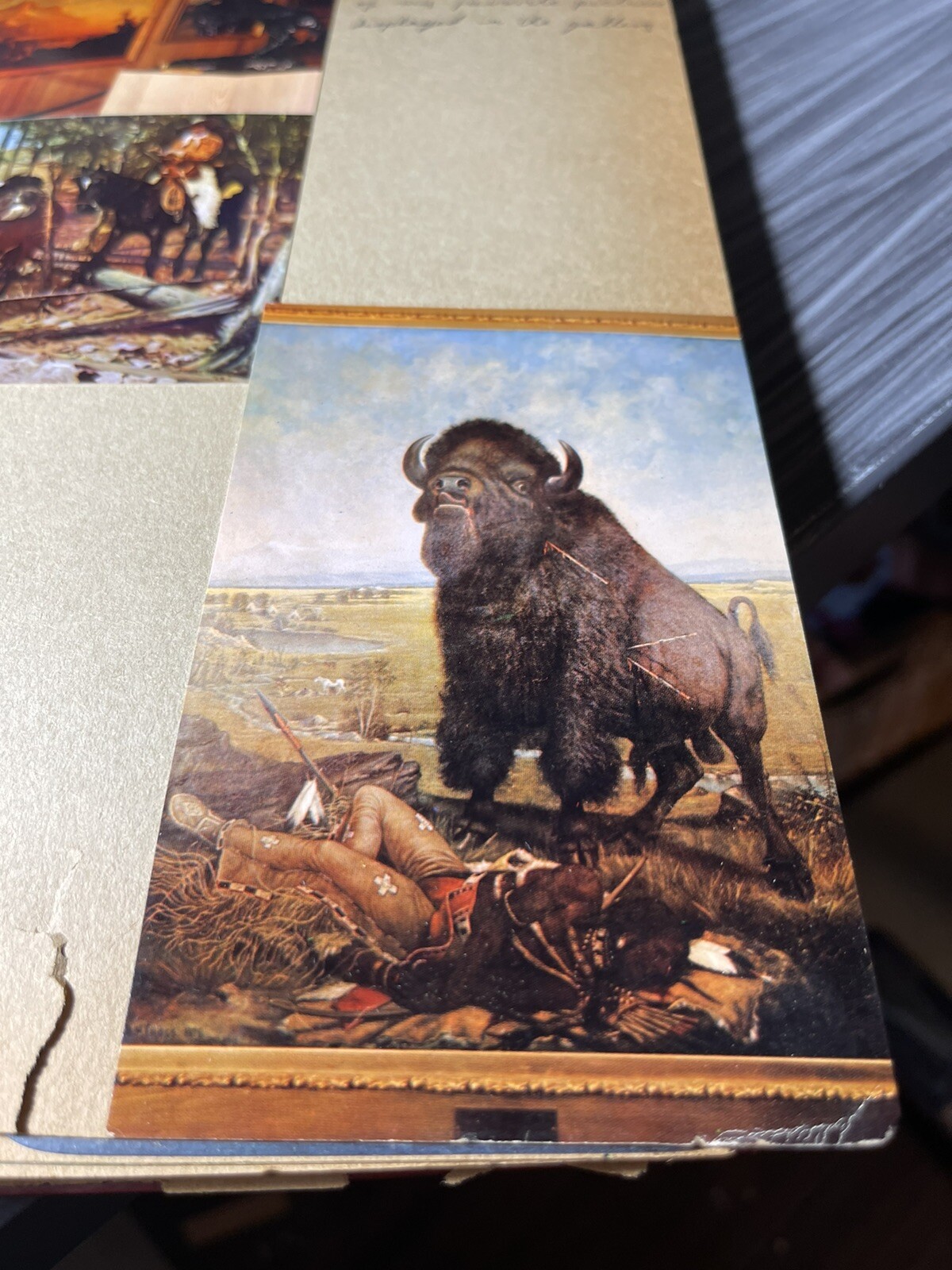 2 Rare Vintage US National Parks Scrapbook Photobook Postcard Yellowstone Canyon