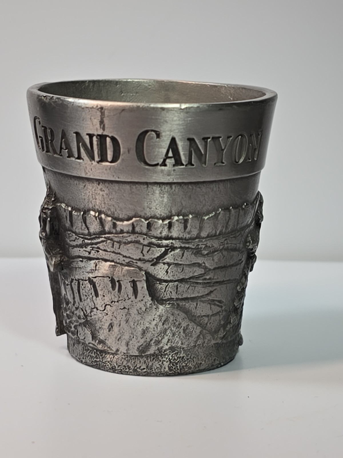 Grand Canyon National Park Travel Souvenir Shot Glass Pewter Arizona