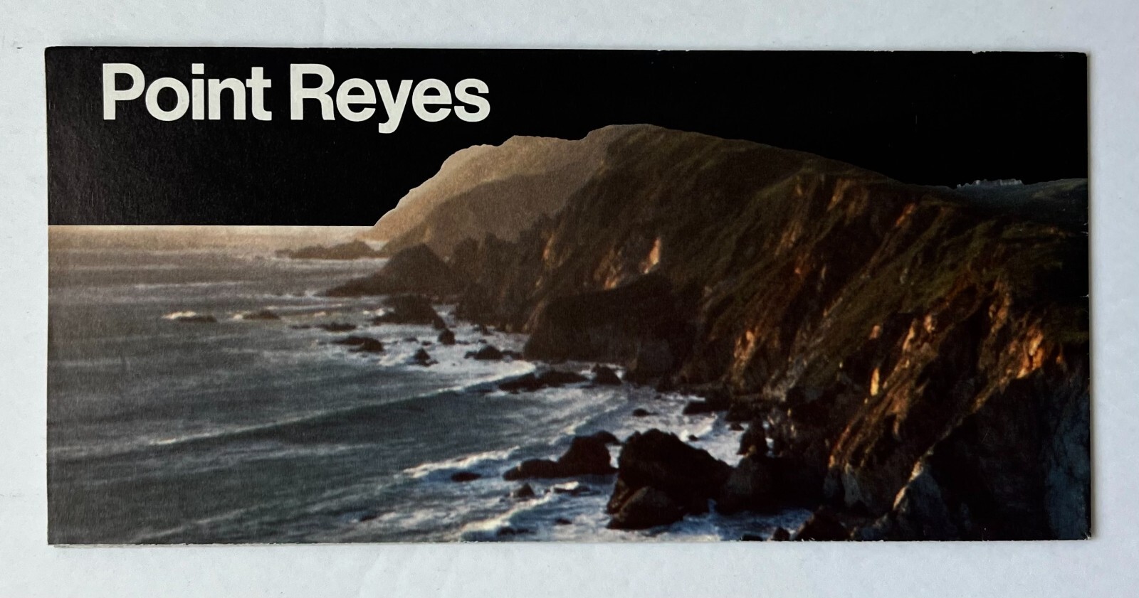 1997 Point Reyes National Seashore California Vintage Map Guide Travel Brochure
