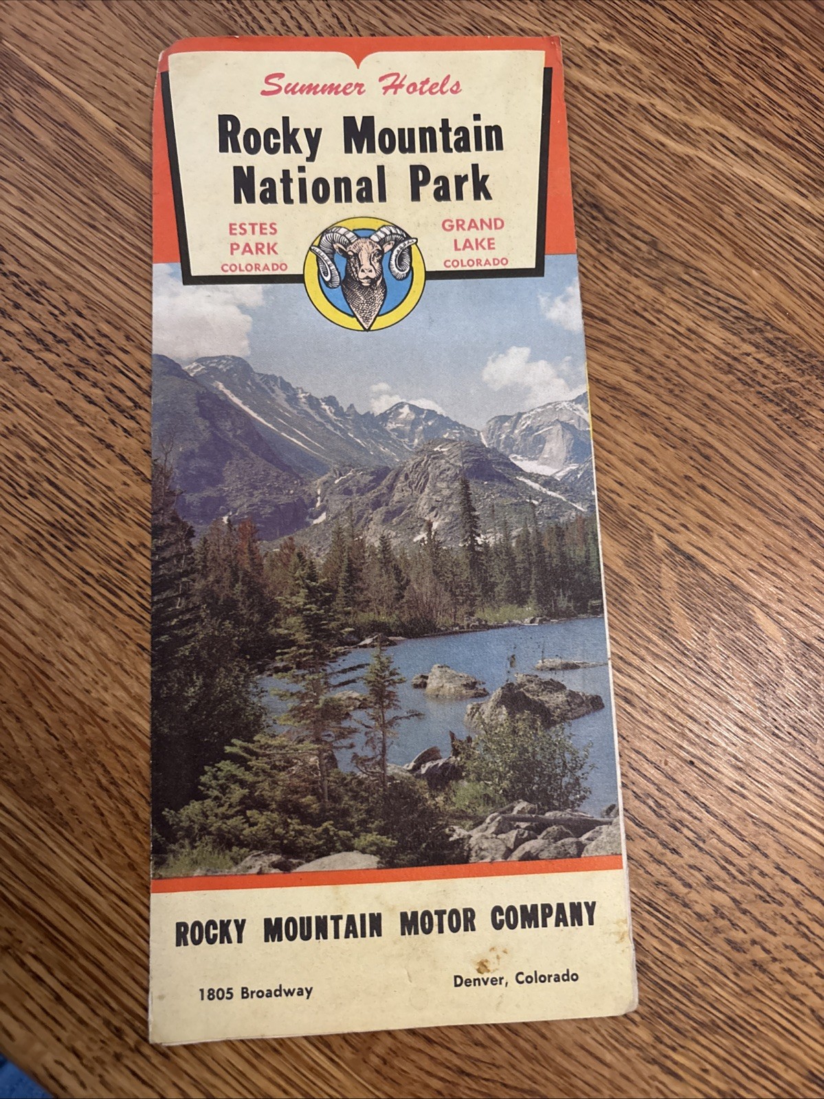 1950’s Rocky Mountain National Park Brochure – Rocky Mountain Motor Company