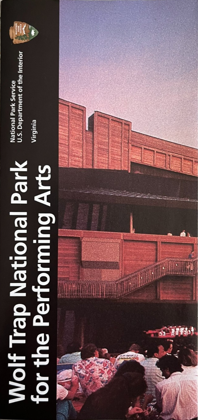 Vintage 2017 WOLF TRAP PERFORMING ARTS NATIONAL PARK SERVICE UNIGRID BROCHURE