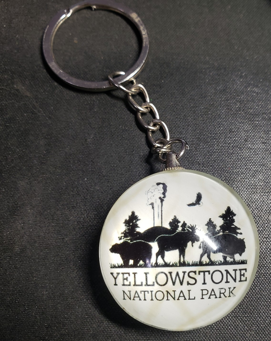 Yellowstone National Park Souvenir Keychain Backpack Purse Fob Gift