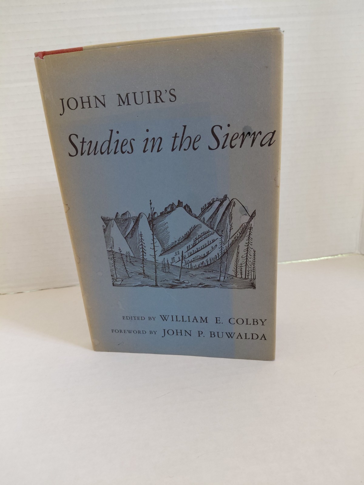 JOHN MUIR’S STUDIES IN THE SIERRA 2ND PRINTING 1968 HC/DJ