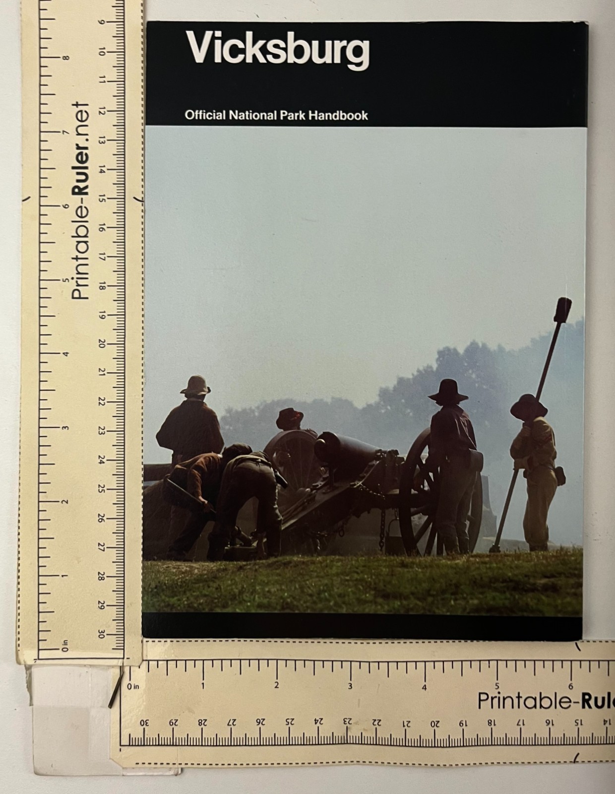 1985 Vicksburg MS National Park Service Battle Guide Vintage Official Handbook