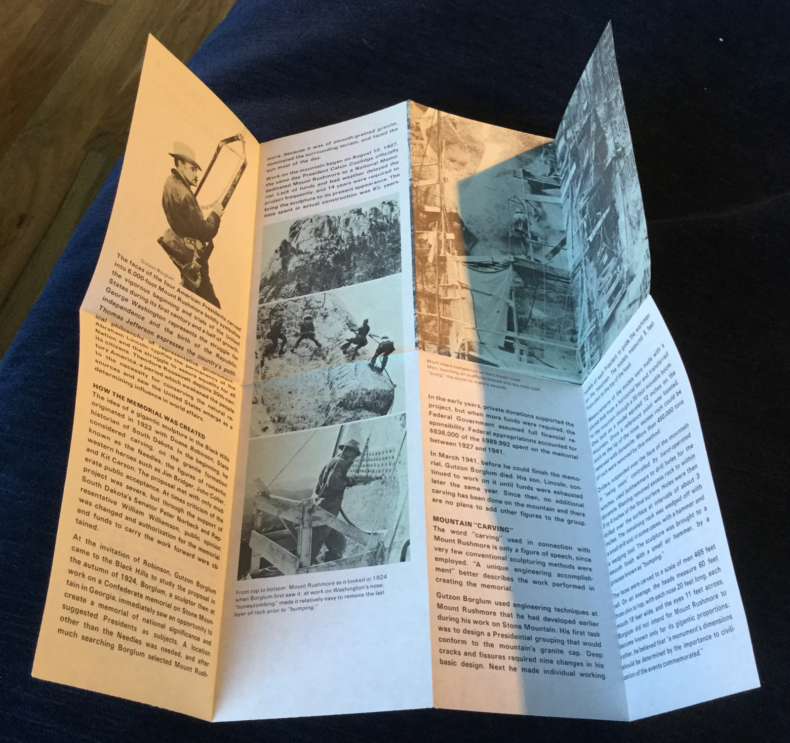 1975 Mount Rushmore Travel Brochure