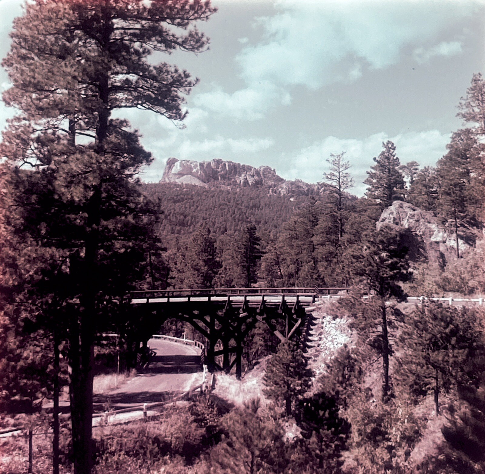 Lot of 15 Vintage MT RUSHMORE BLACK HILLS Pana-Vue Slide 35mm National Park 1962