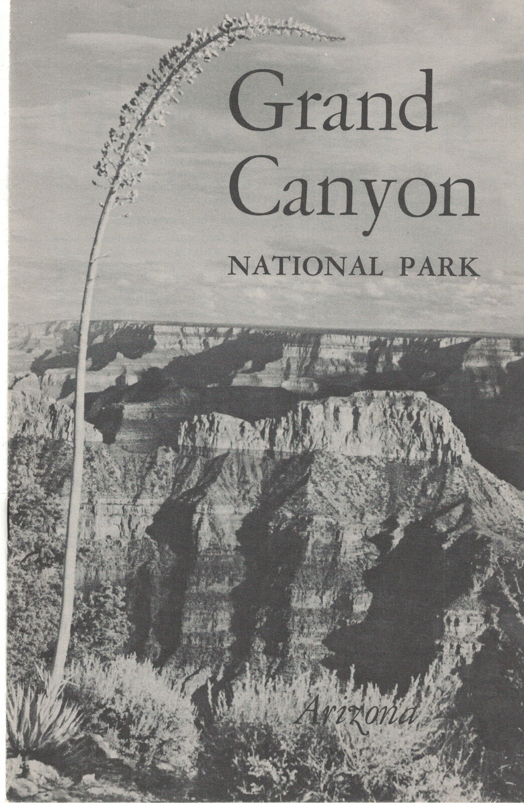 1955 GRAND CANYON National Park Travel Booklet