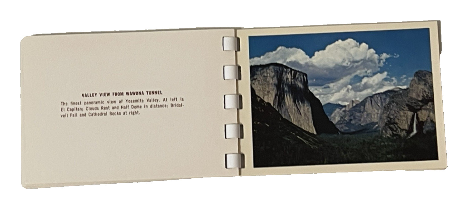 YOSEMITE NATIONAL PARK 10 Color Album Prints Small – 1953 VINTAGE – RARE