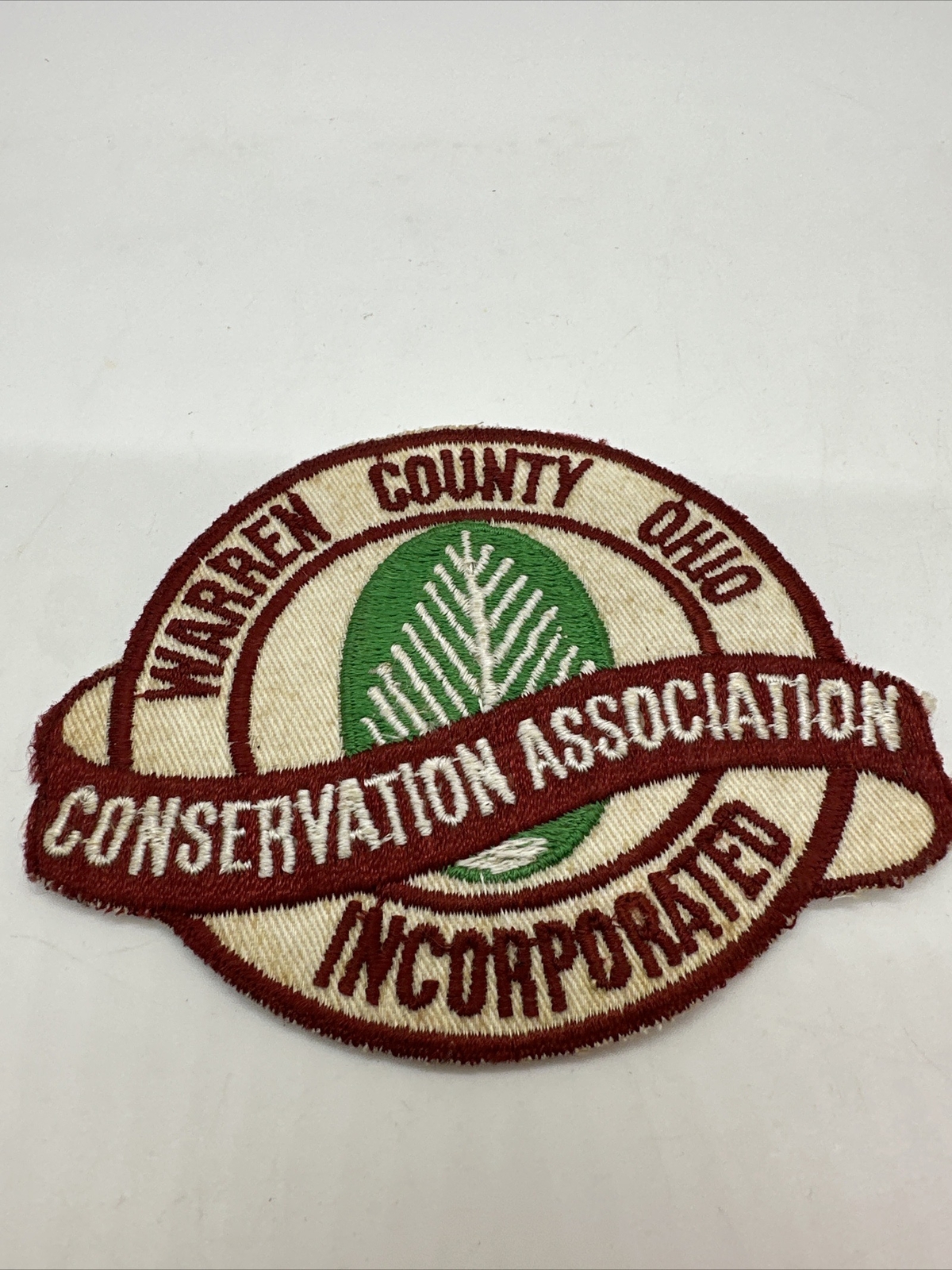 VINTAGE WARREN COUNTY OHIO CONSERVATION ASSOCIATION 4″ PATCH