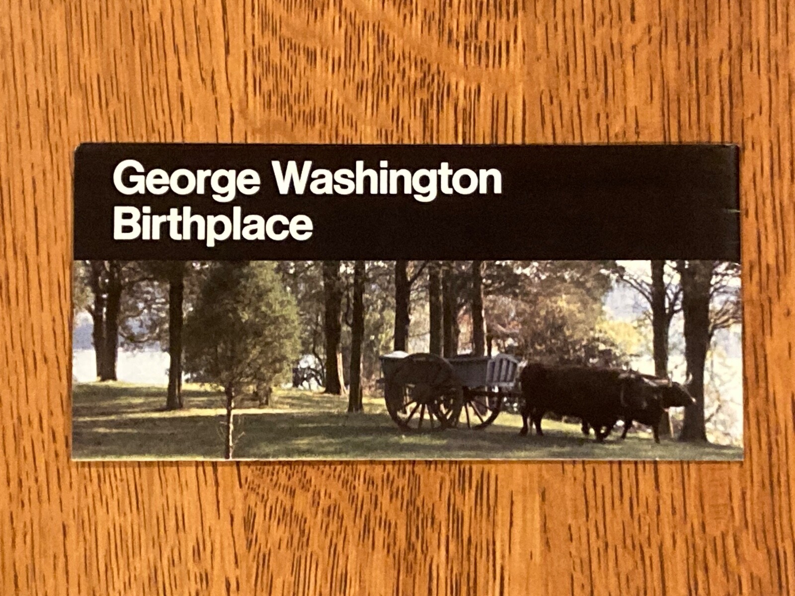 George Washington Birthplace – Chesapeake Bay Gateway – Annmarie Garden Brochure