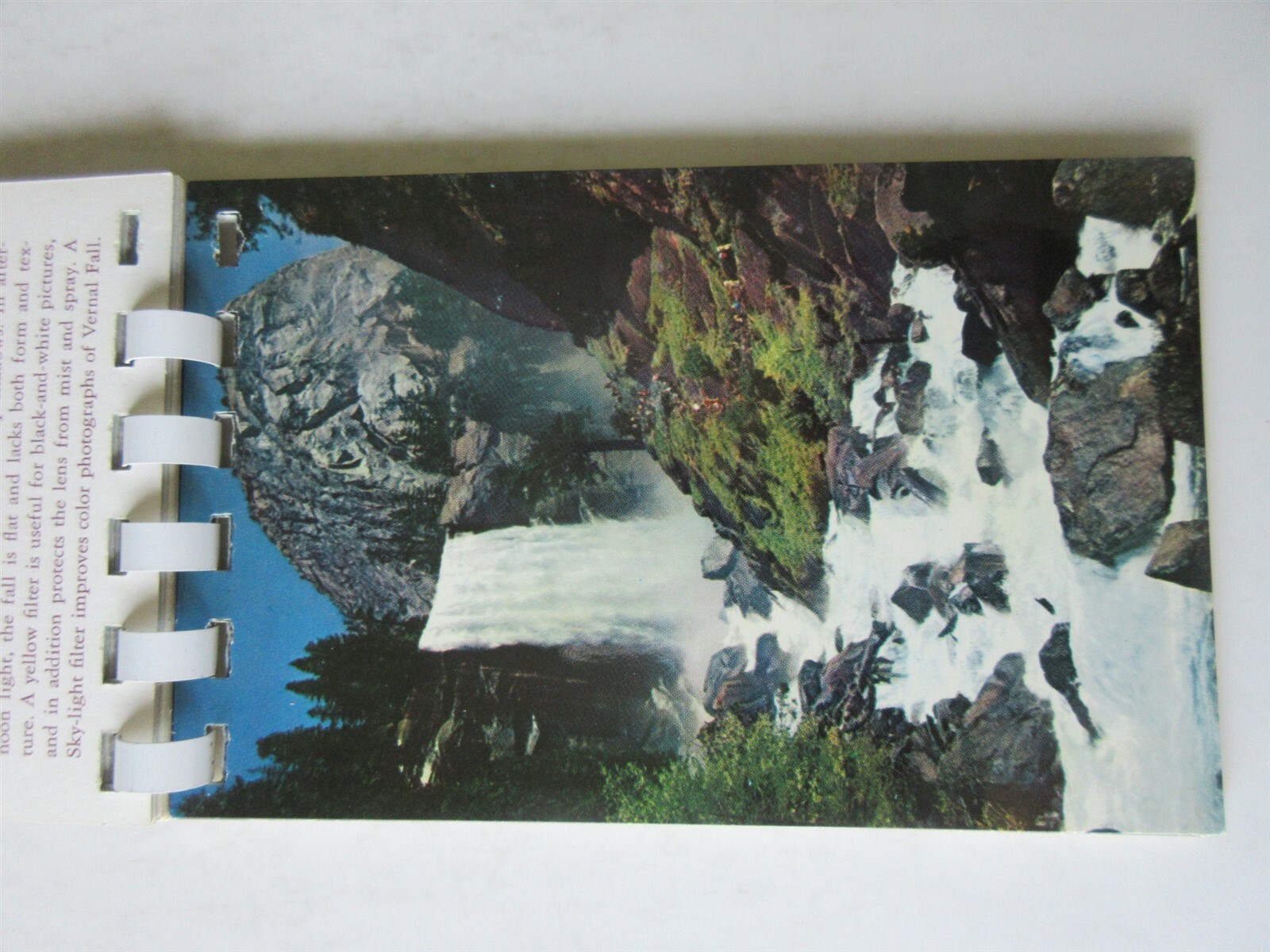 1955 Yosemite Picture And Photo Guide Spiral Bound 6″ x 3.5″ Souvenir Book