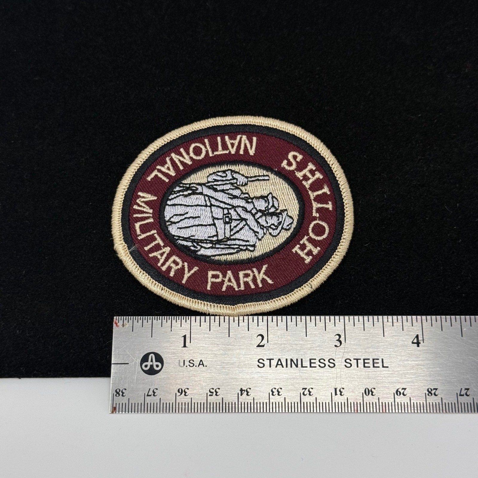 Shiloh National Military Park Embroidered Souvenir Patch Civil War History 3″