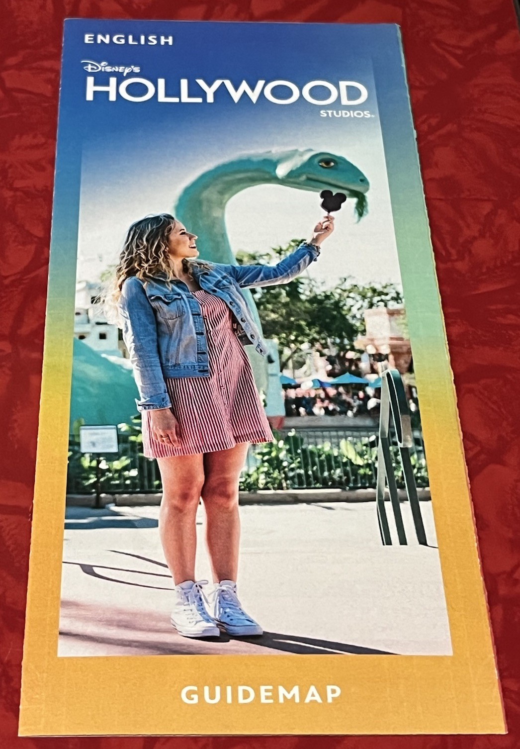 WALT DISNEY WORLD WDW HOLLYWOOD STUDIOS GUIDEMAP 2025 – English