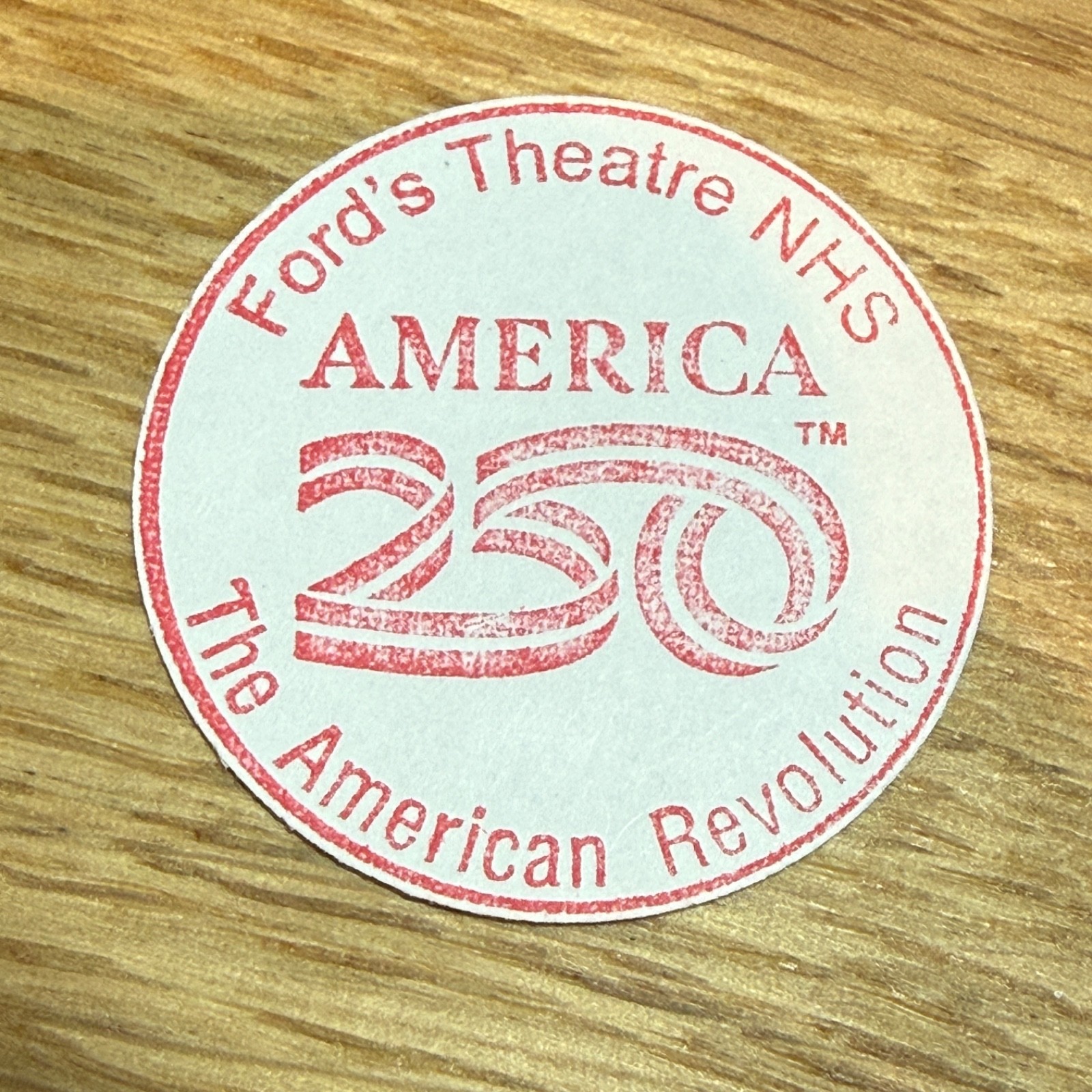 Ford’s Theatre National Historic Site America 250 National Park Passport Stamp