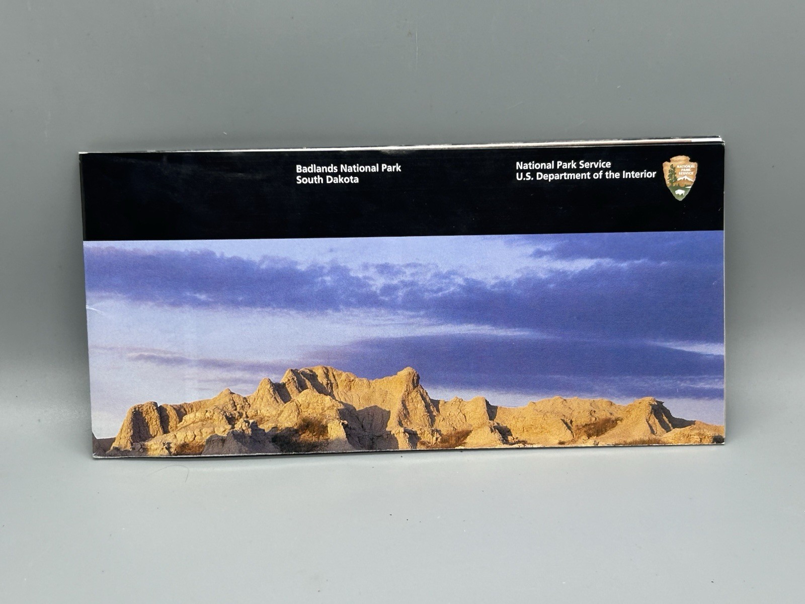 Badlands National Park Service South Dakota NPS Unigrid Brochure Foldout Map