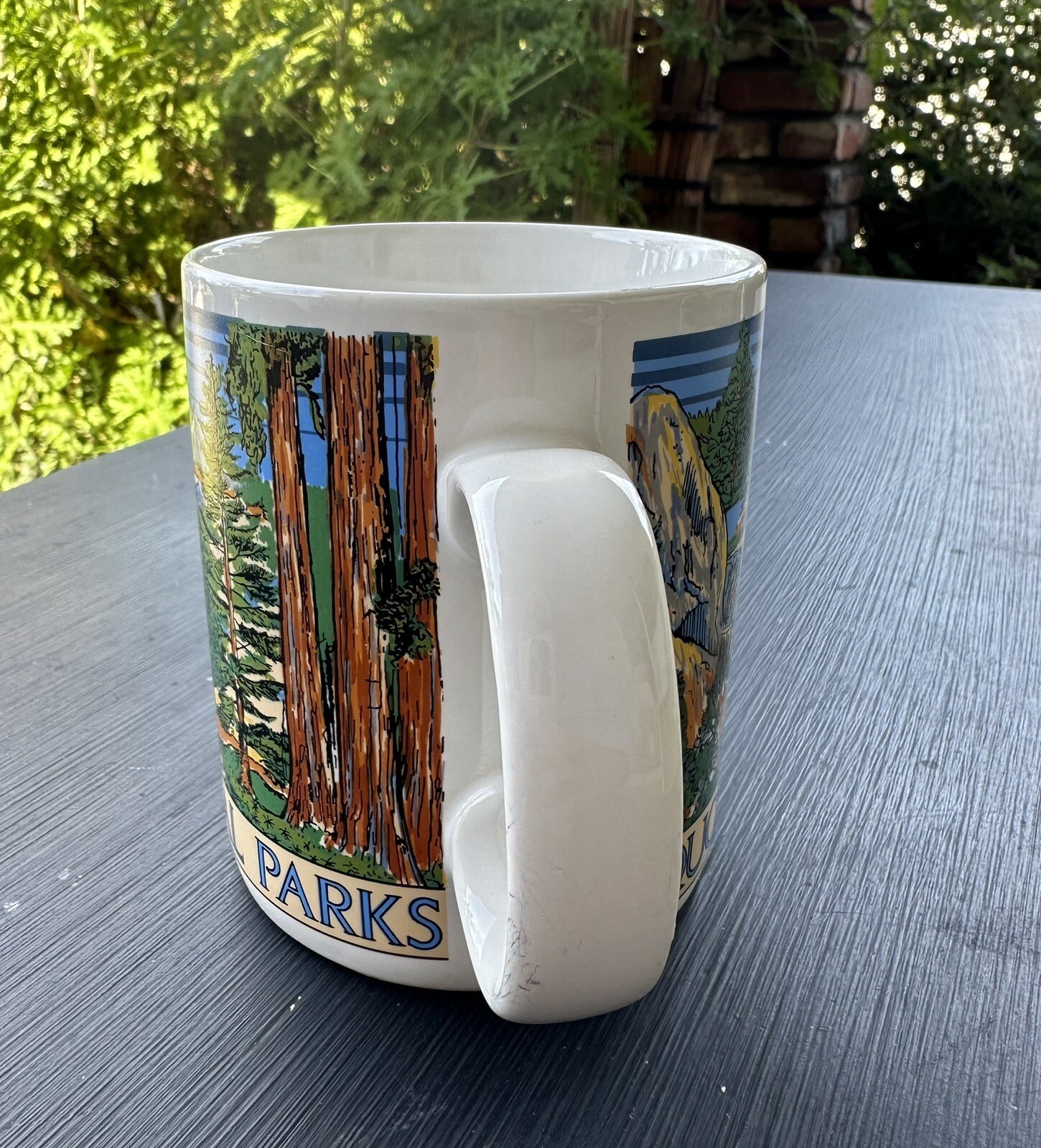 Sequoia Kings Canyon National Parks Souvenir Cup Mug ceramic 4 Inch Tall
