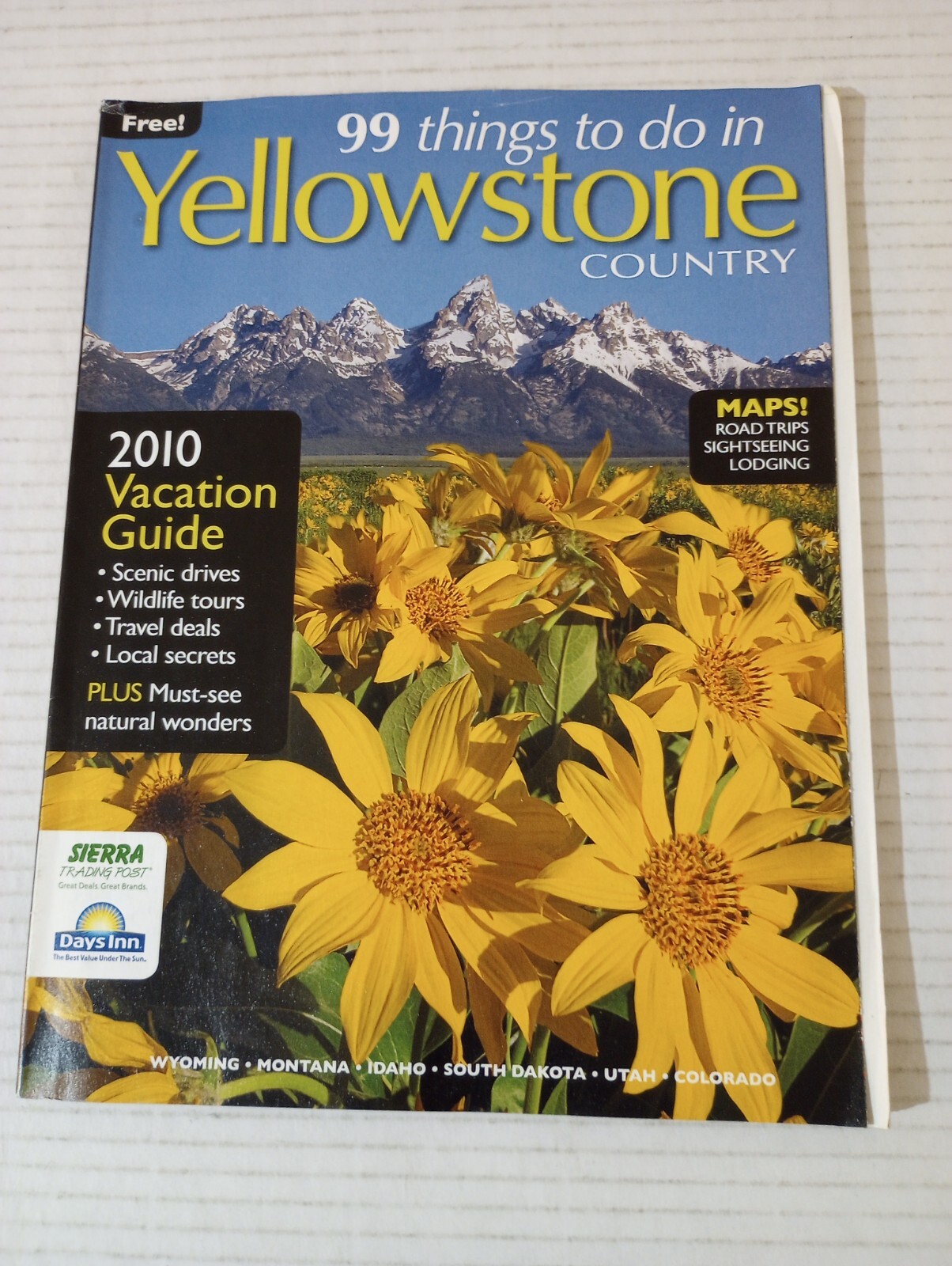 99 Things To Do In Yellowstone Country 2010 Vacation Guide Travel Brochure