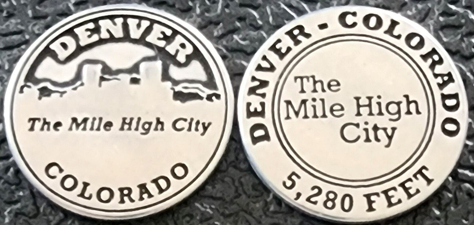 NEW LISTING – DENVER SKYLINE – THE MILE HIGH CITY – NATIONAL PARK TYPE TOKEN CO