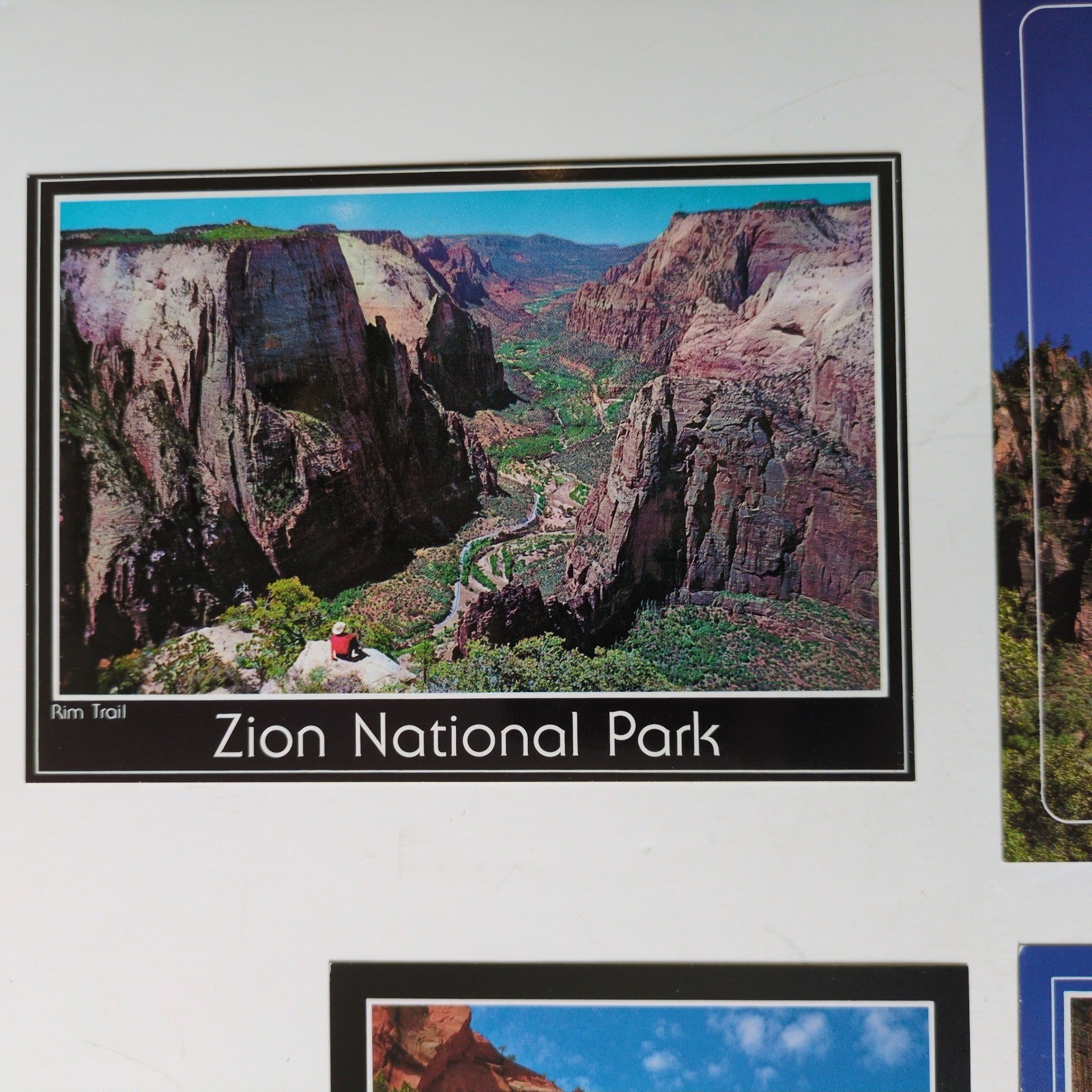 Vtg 80s Zion National Park Postcards Nature Mountains Set of 6 National Parks