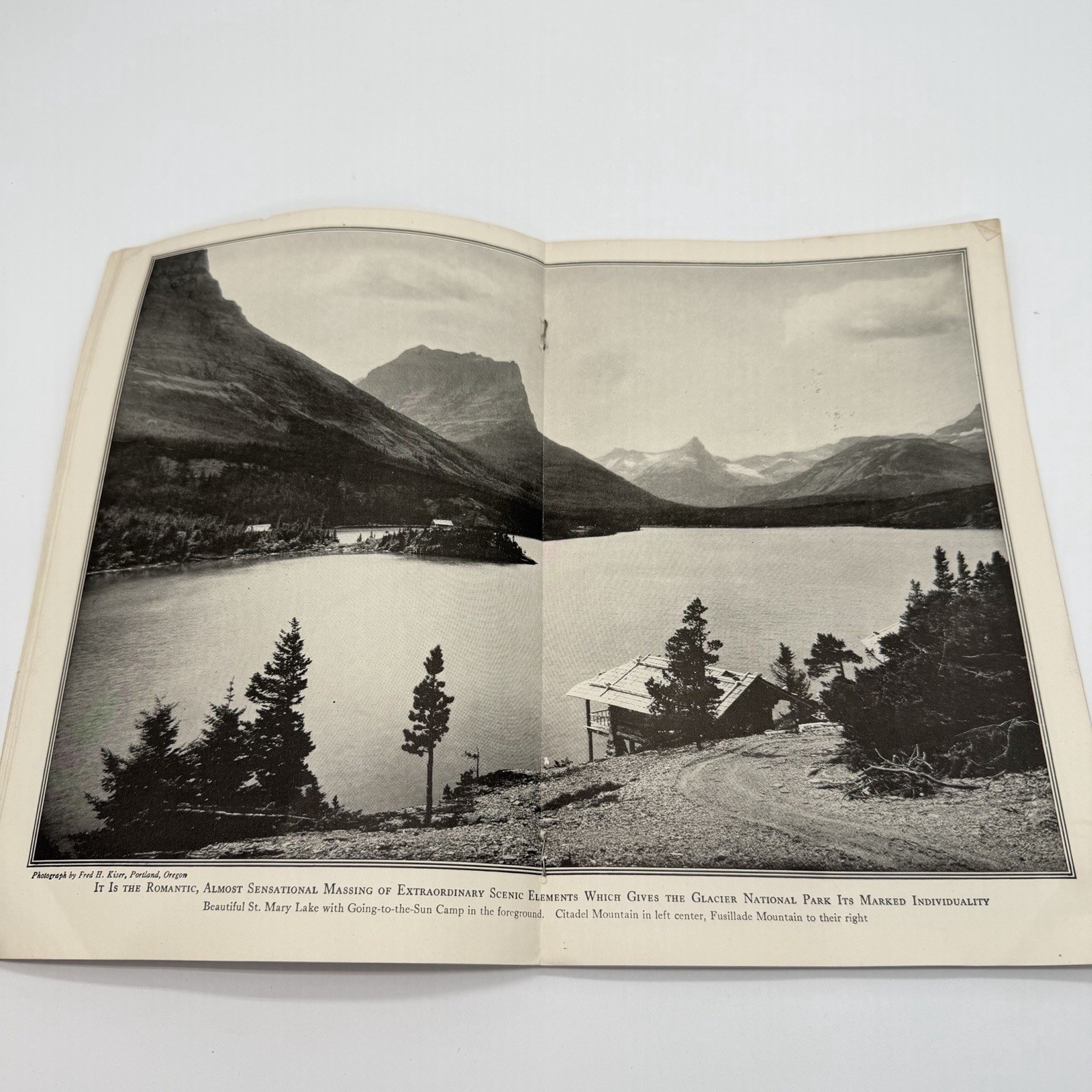 “Glacier” National Park Montana U.S Department of The Interior Booklet – 1930’s
