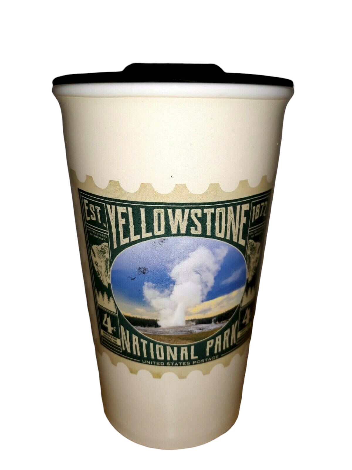 Est 1872 Yellowstone National Park Old Faithful Ceramic Coffee Mug Souvenir Shop