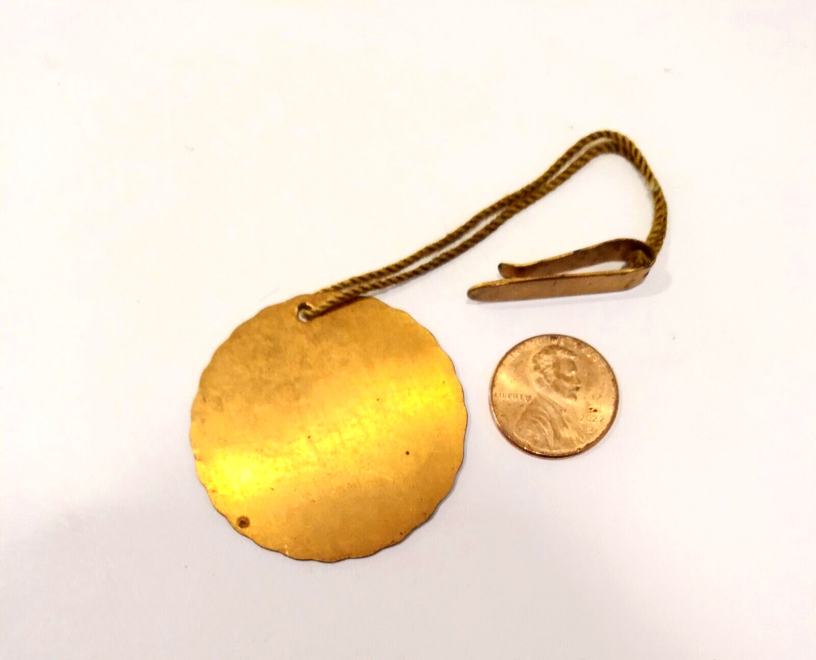 Vintage Hand Painted Copper Badlands National Monument SD Souvenir Bookmark