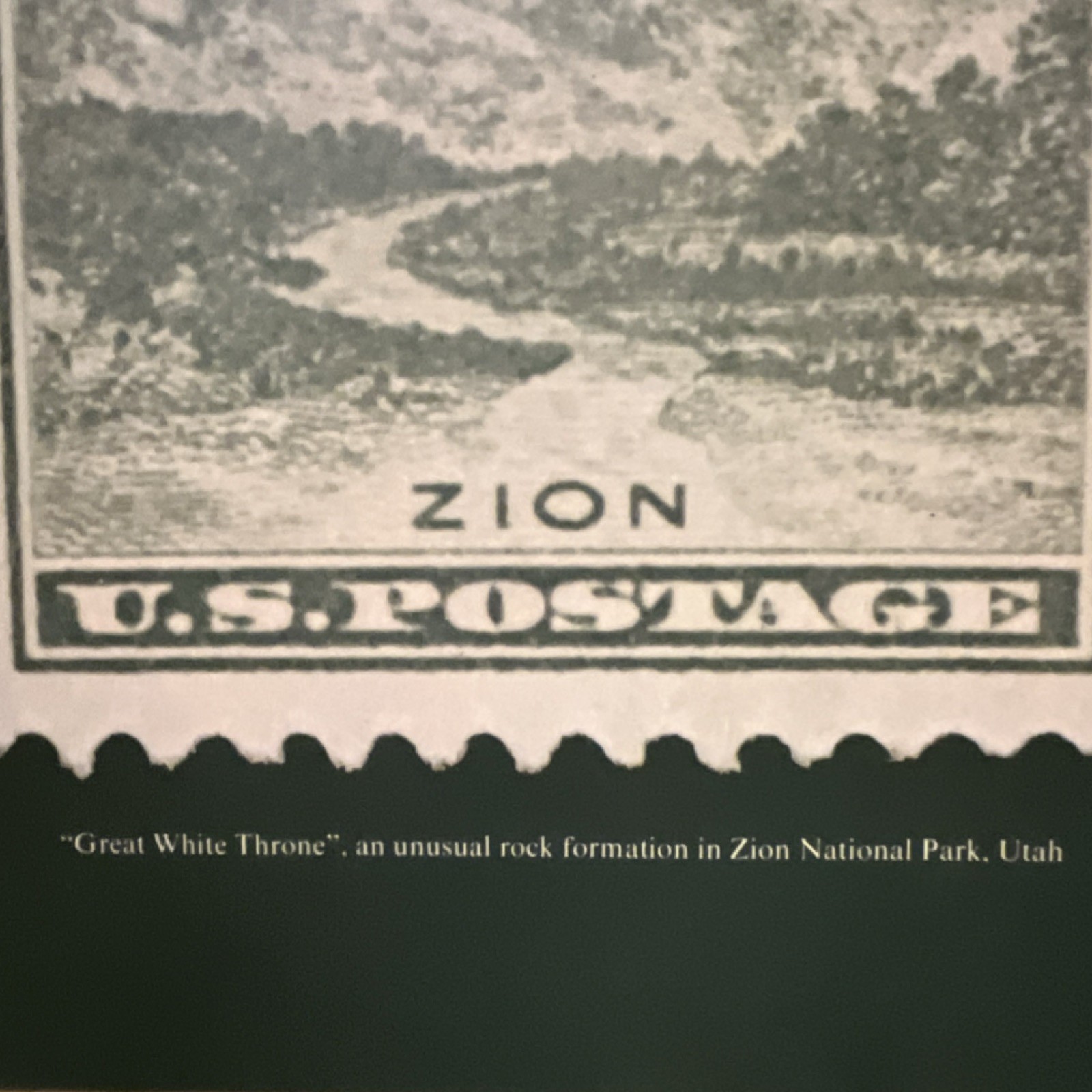 Set of 4 National Park Stamp Prints – Grand Canyon, Yosemite, Zion & Smoky Moun…