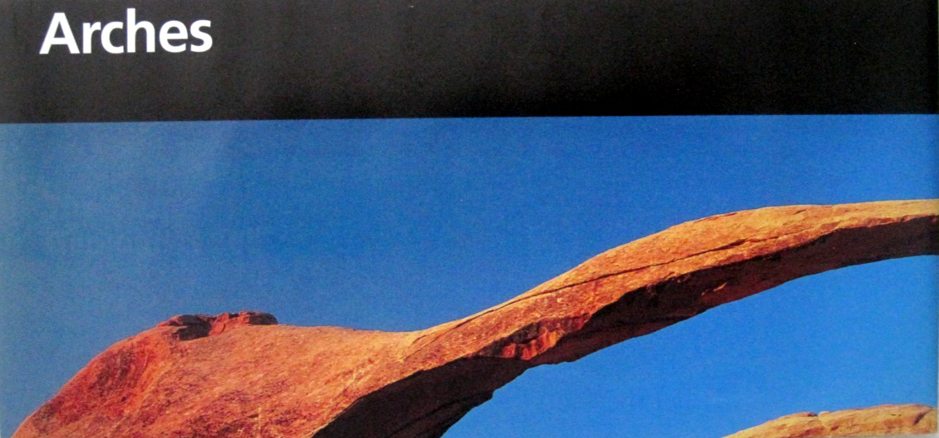 Arches National Park Utah National Park Service Unigrid Brochure Map