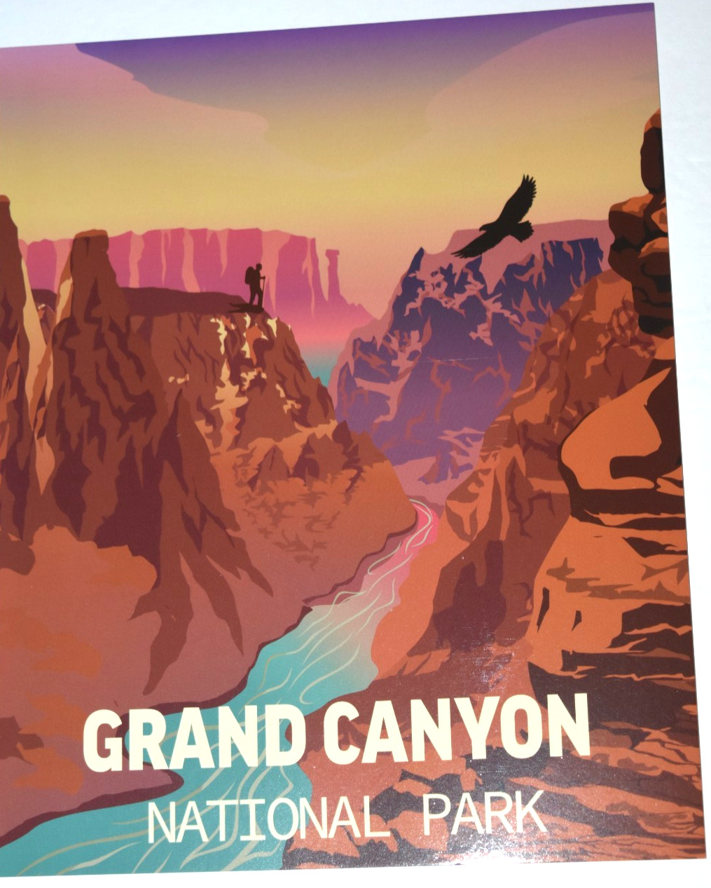NPS COLOR TRAVEL POSTERS “GRAND CANYON & JOSHUA TREE NtL Park” (8.00″ x 9.75″)