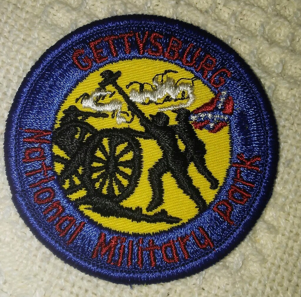 Gettysburg Civil War Cannon Soldiers National Military Patch