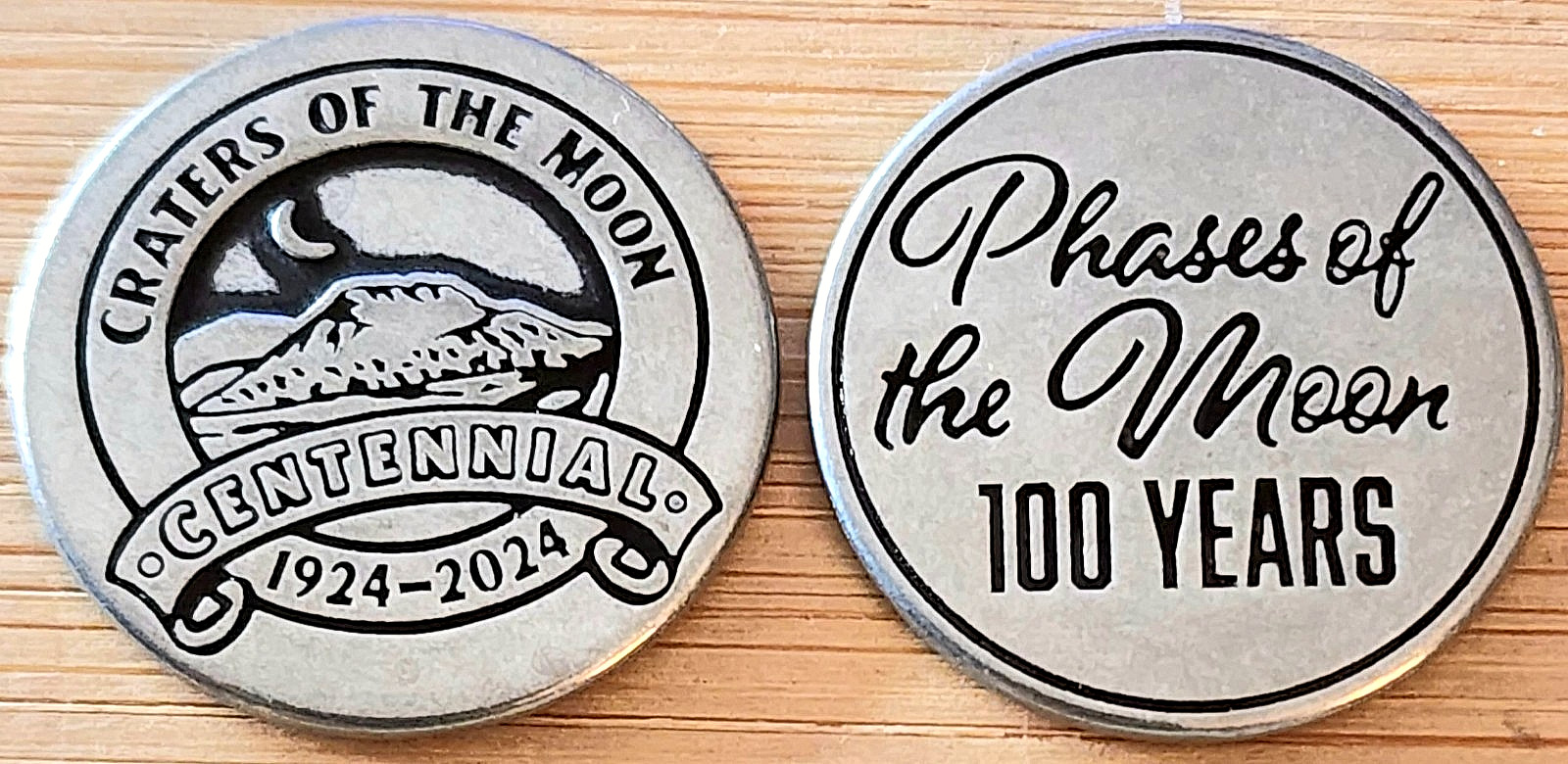 100 YEARS – CRATERS OF THE MOON CENTENNIAL NATIONAL MONUMENT PARK TOKEN – IDAHO