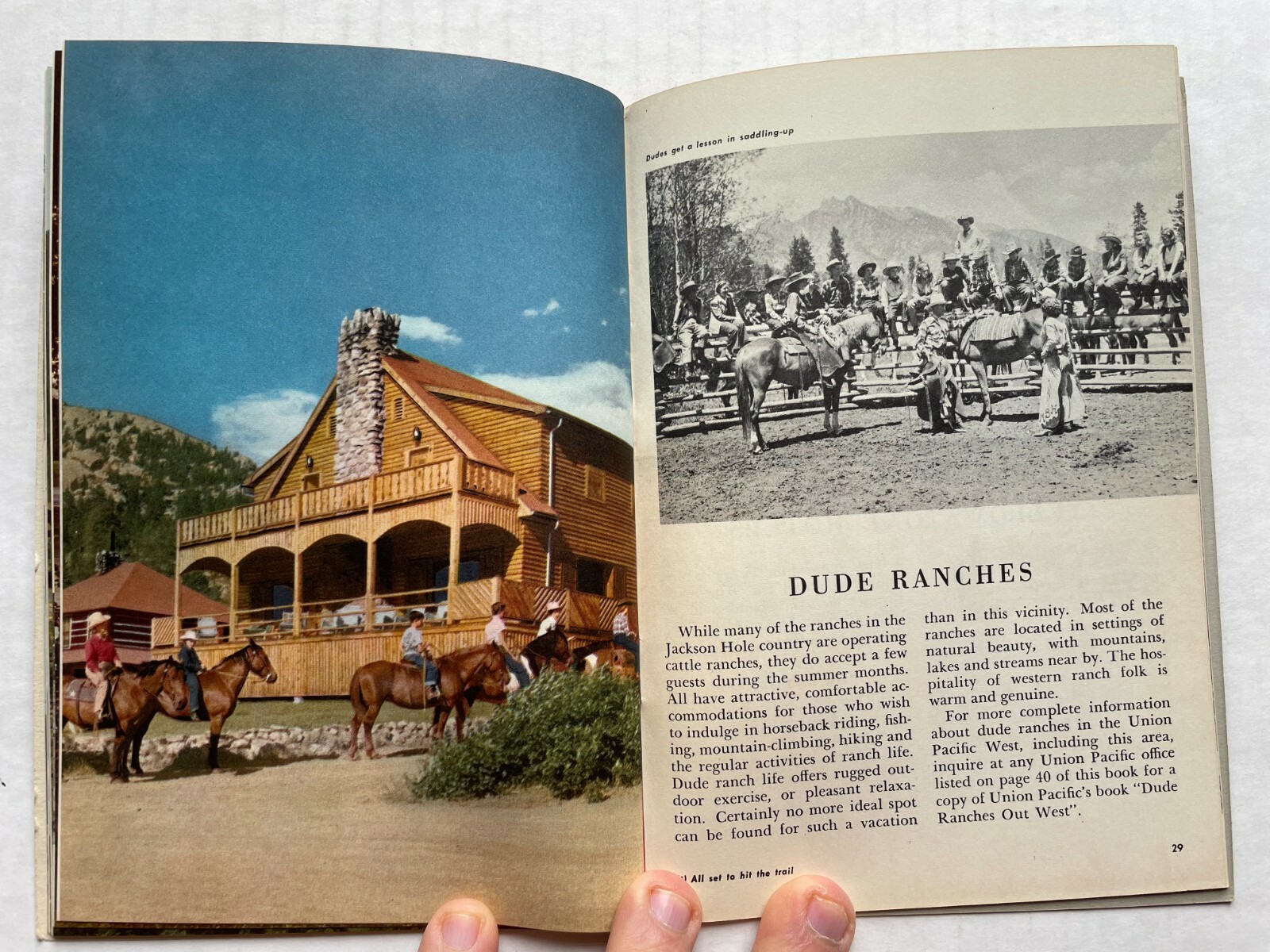 1953 Yellowstone National Park Guide by Union Pacific Railroad