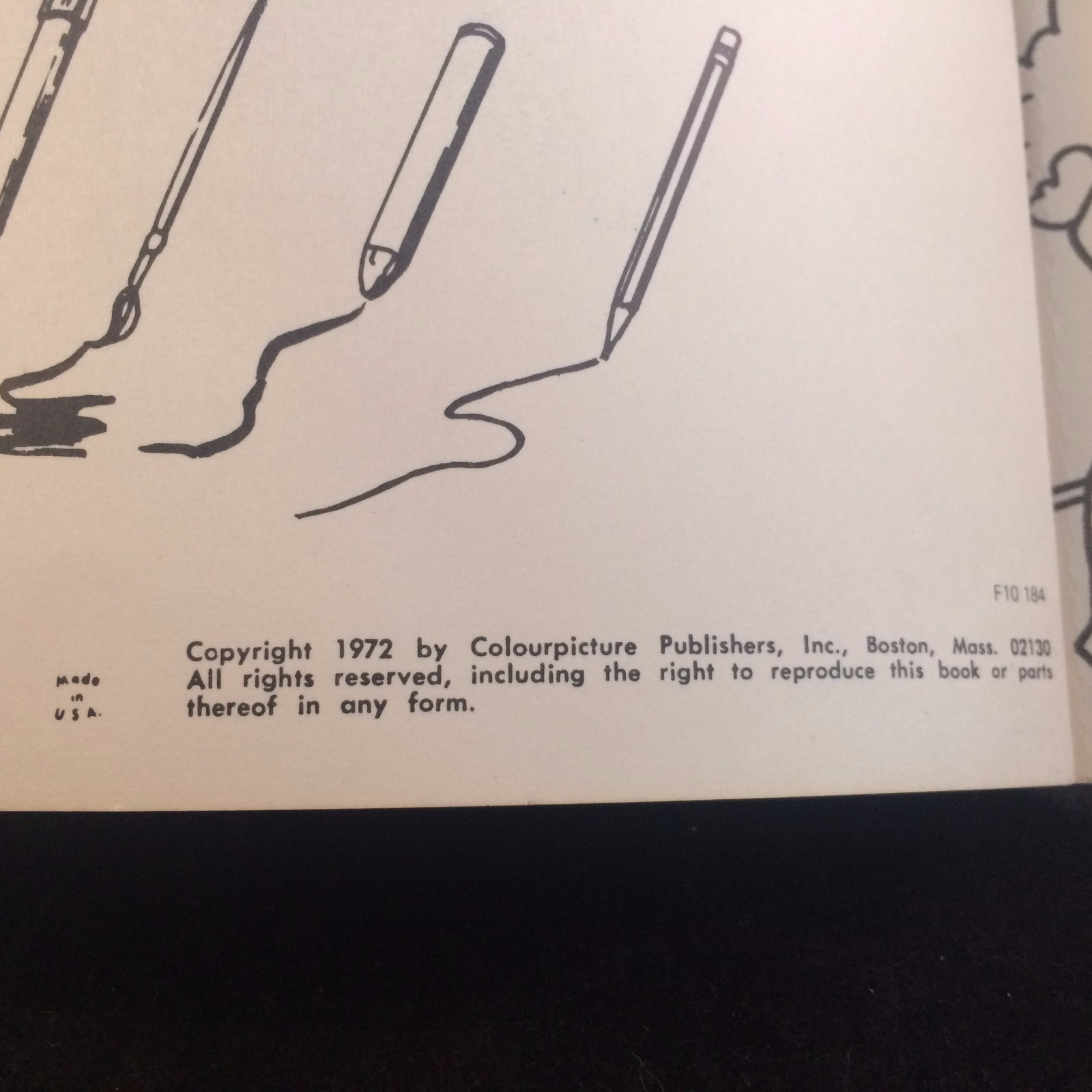 1972 INDEPENDENCE HALL PHILADELPHIA COLORING POST CARDS BOOK VTG – NATIONAL PARK
