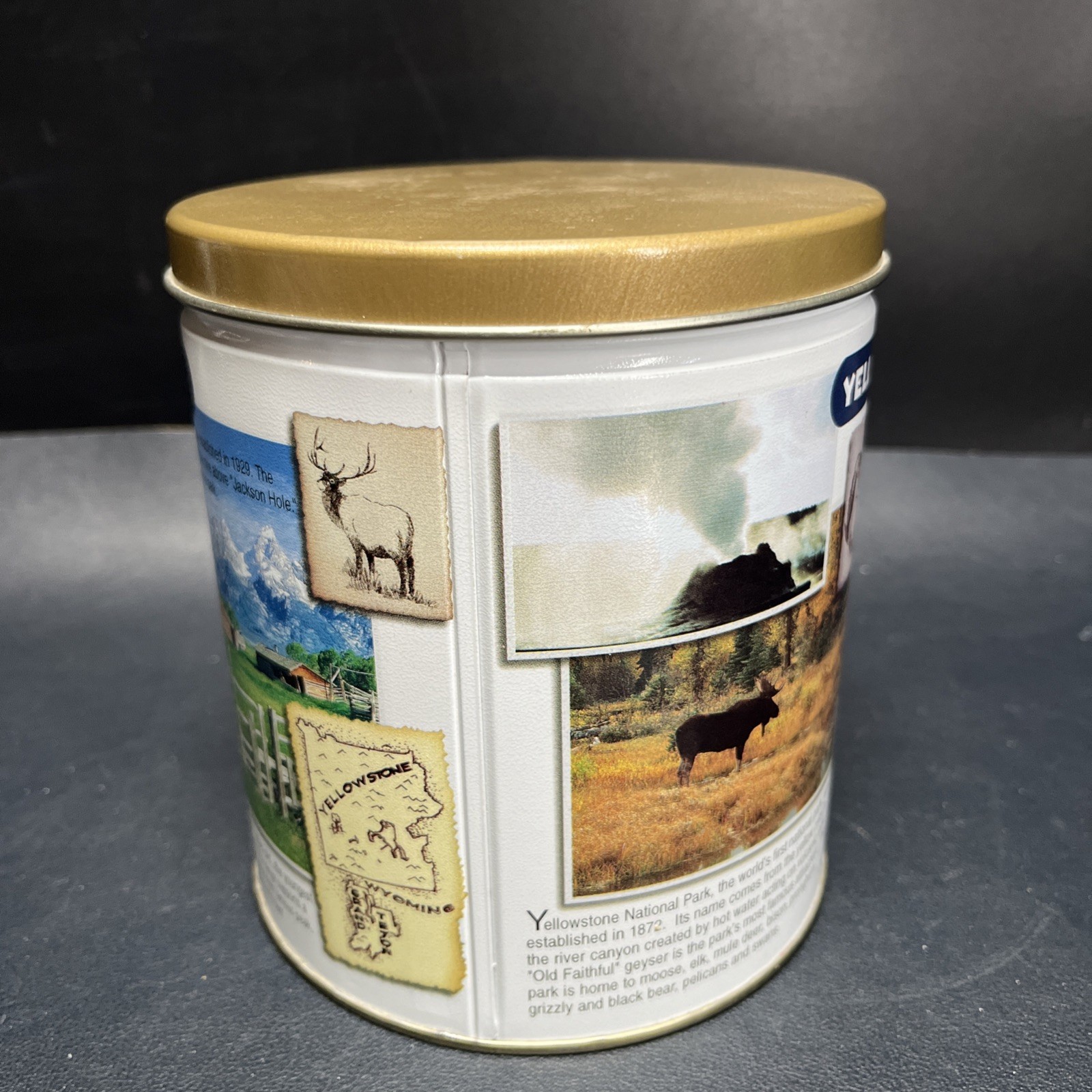 Vintage Yellowstone National Park and Grand Teton 1996-1997 Collectors Tin
