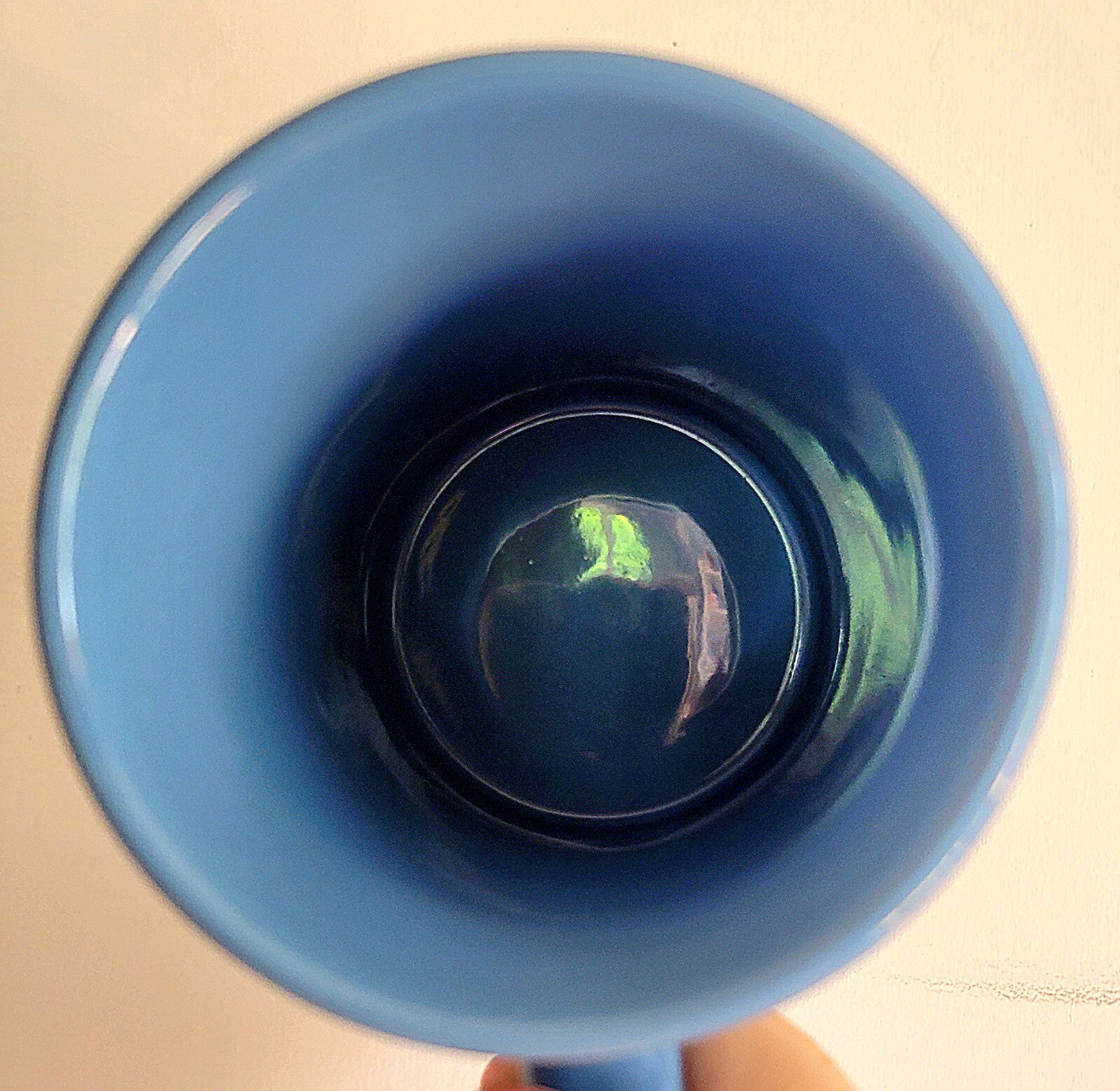 Mount Rainier National Park 14oz Souvenir Poem Coffee Mug Cup Blue Vtg 1990s