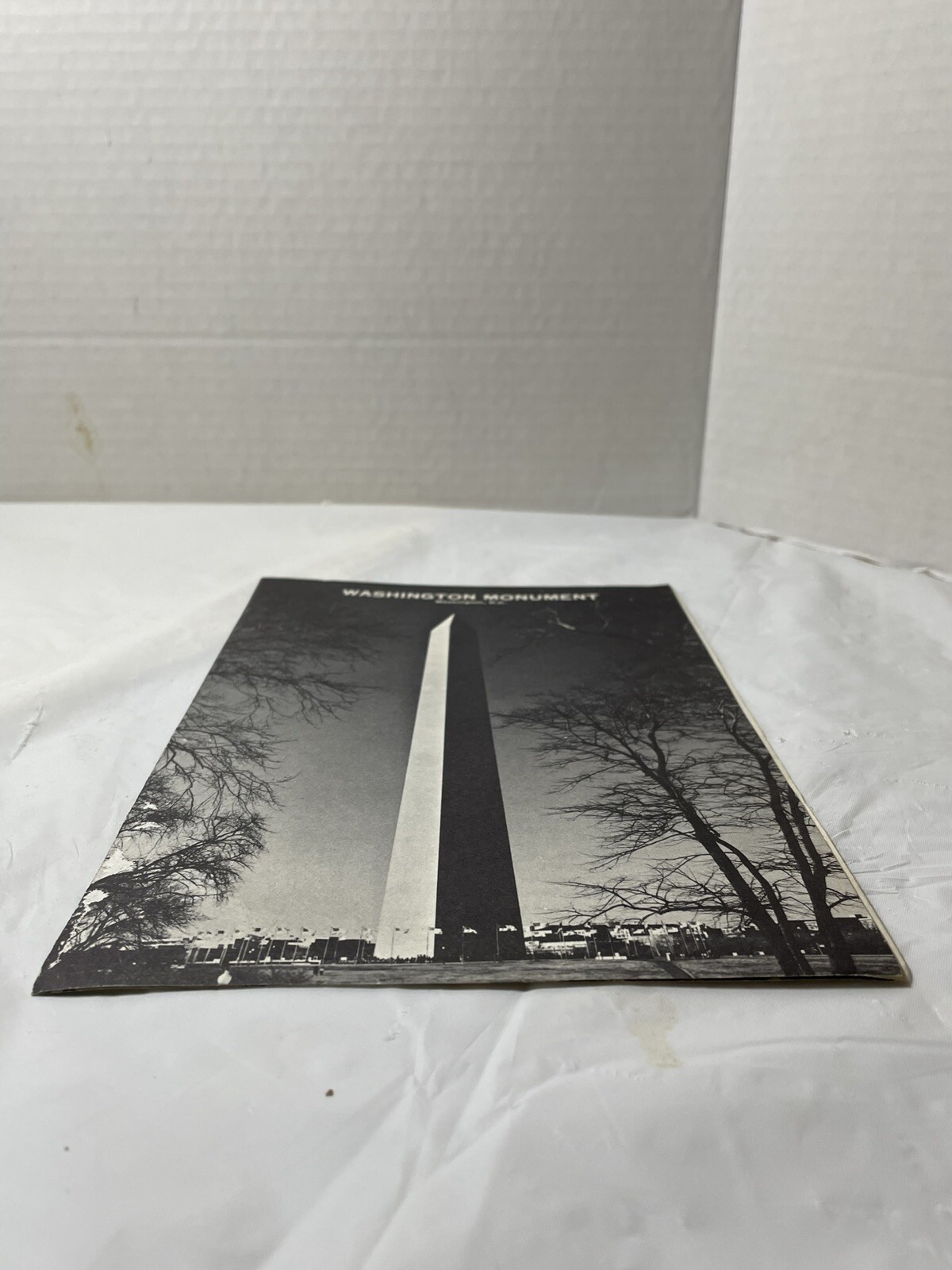 1968 Washington Monument brochure History Dept of Interior Nat’l Park Service