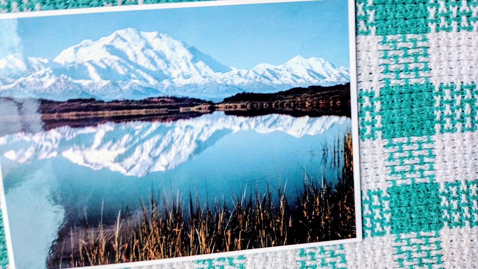 BEAUTIFUL POST CARD REFLECTIONS OF MT.MCKINLEY WONDER LAKE ALASKAN Post Card