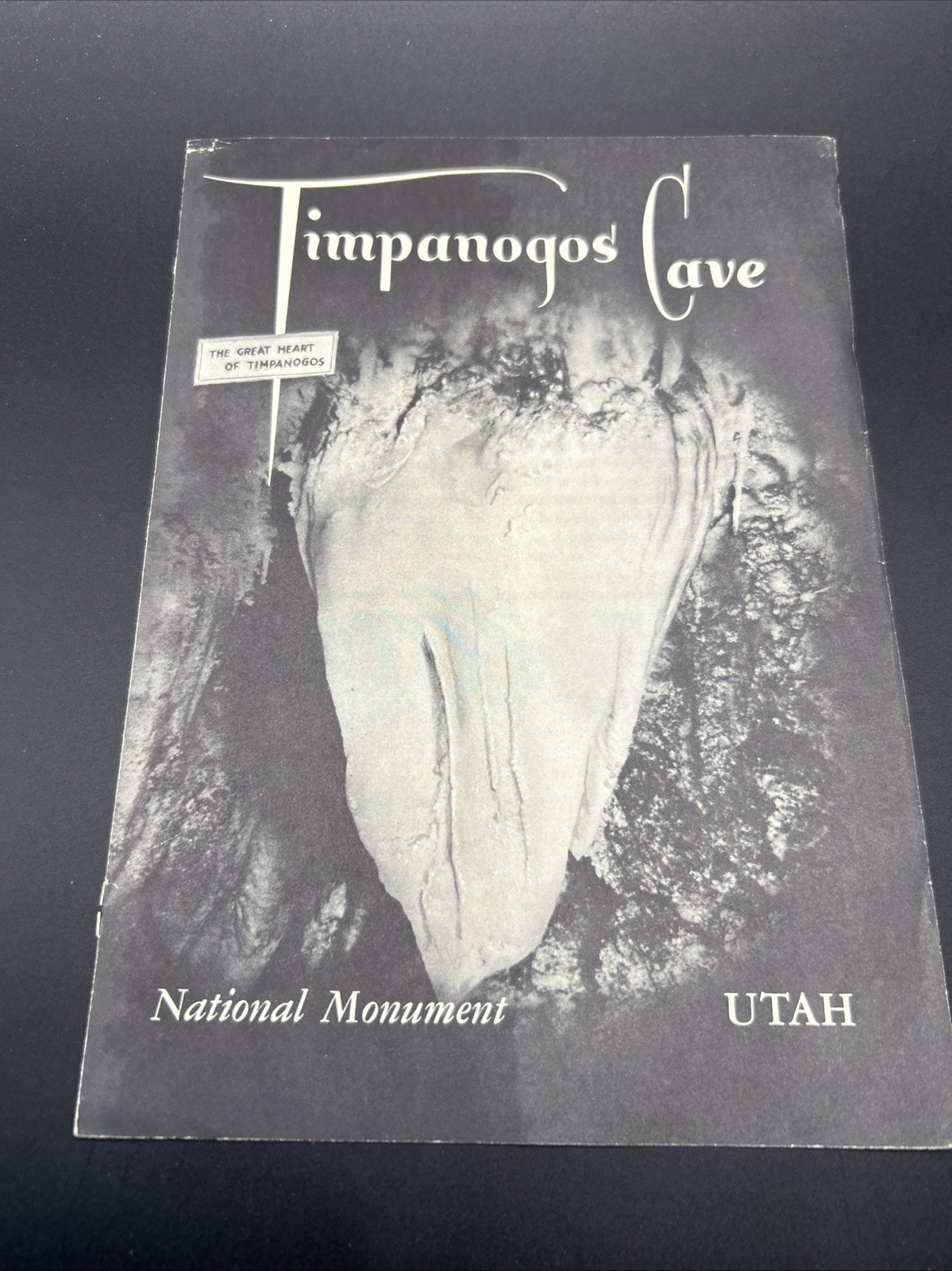 Timpanogos Cave Utah National Monument 1960 Brochure