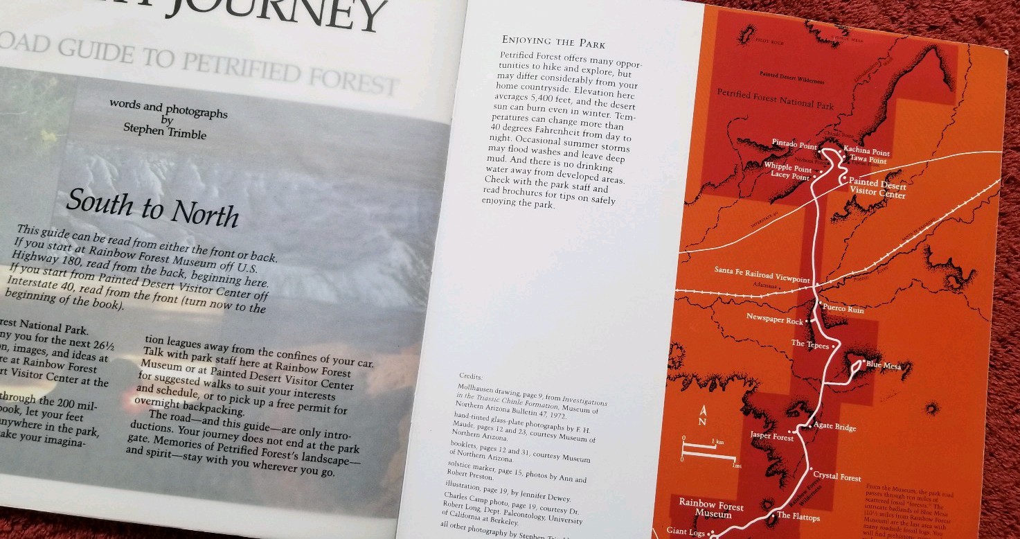 Earth Journey A Road Guide To The Petrified Forest 1984 by Stephen Trimble