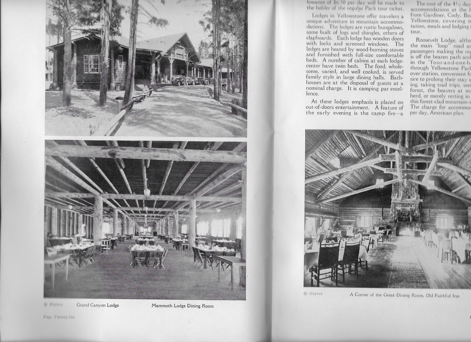 1928: N.Pacific Railway, MAGIC YELLOWSTONE, 1st.Ed.,64p., 70+ Photos & Maps.