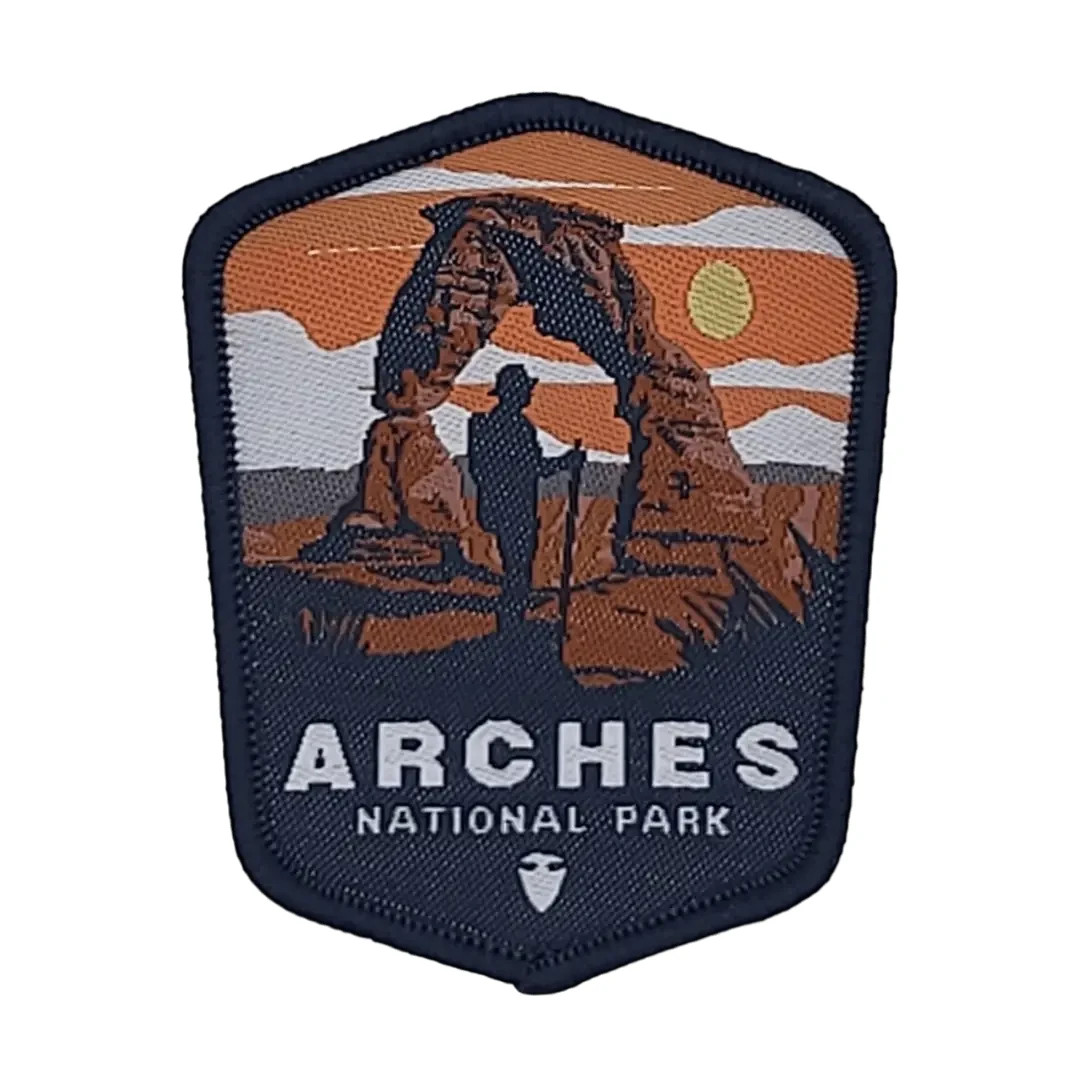 Arches National Park Patch 2″x 2 1/2″ Utah Delicate Arch Embroidered Iron-On